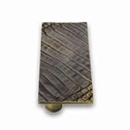 Oblique Rectangular plate handle antique bronze ttp4